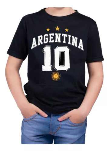 Remera niños/nena Argentina 10