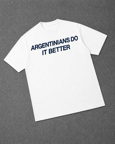 Remera Oversized Argentinians do it better