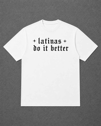 Remera Oversized Latinas do it better