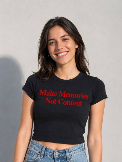 Remera Baby Make mamories, no content