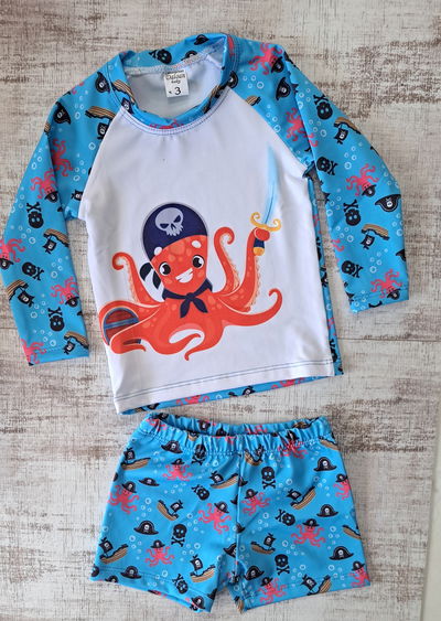 Malla bebe 2 piezas pulpo🐙 