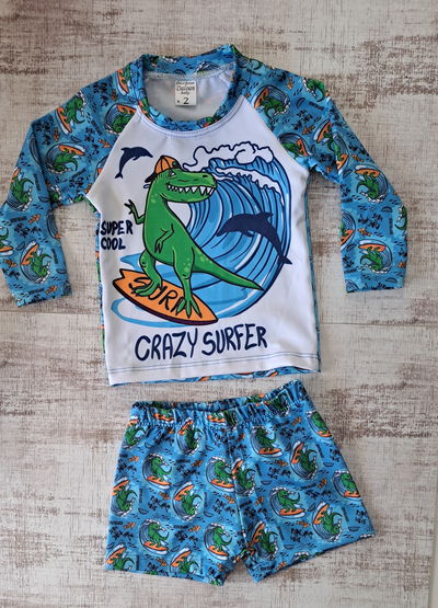 Malla bebe 2  piezas dinosaurio🦖
