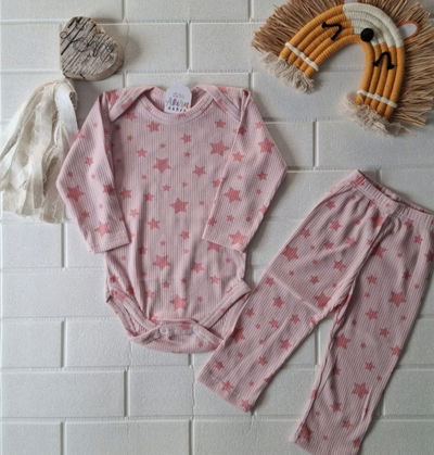 Conjunto morley estrella rosa T3 al T5 ⭐️
