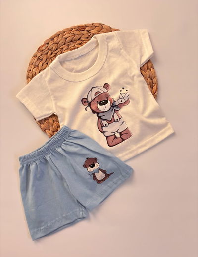 Conjunto oso barco 2 al 6 💕