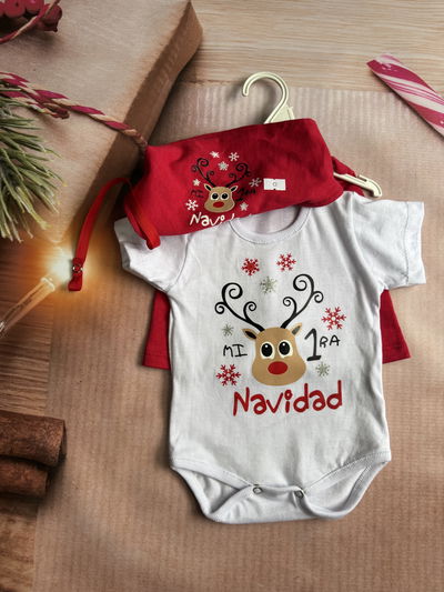 Conjunto bandana primera navidad 🎄