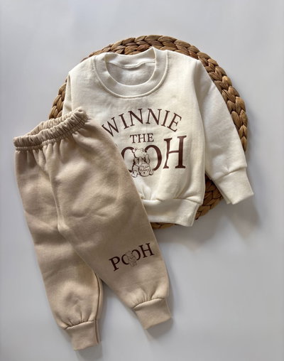Conjunto winnie Pooh beige