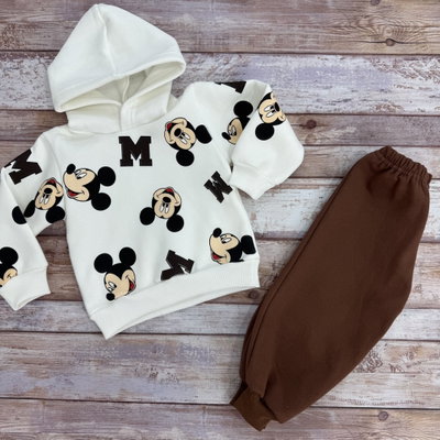 Conjunto caritas Mickey choco