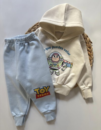 Conjunto frizado buzz celeste 🚀
