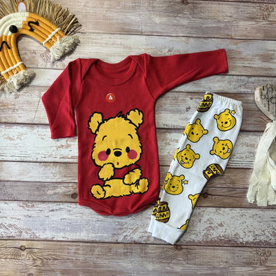 Set dúo Pooh bebé 4 al 6 manga larga 💕