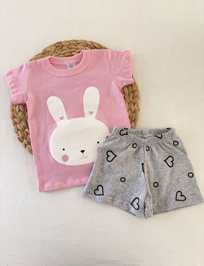 Conjunto conejo rosa💕
