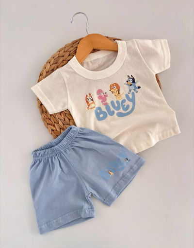  Conjunto bluey blanco 💓