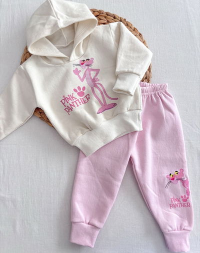 Conjunto frizado pantera rosa 💖