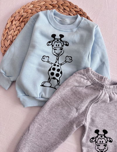 Conjunto frizado jirafa blue ♥️