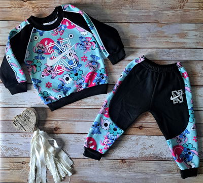 Conjunto frizado stich Angela 💕3 al 7 
