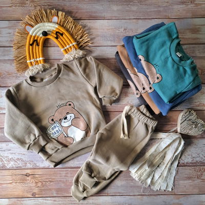 Conjunto frizado cool osito 1 al 5❄️💕