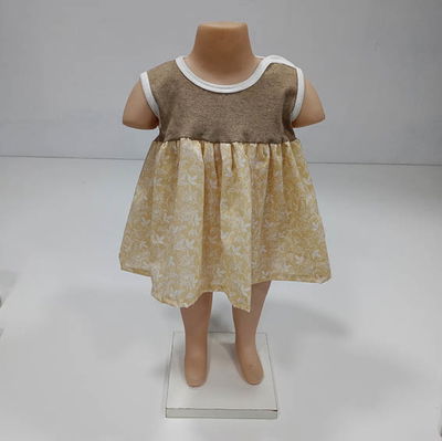 Vestido marroncito 3-6 M