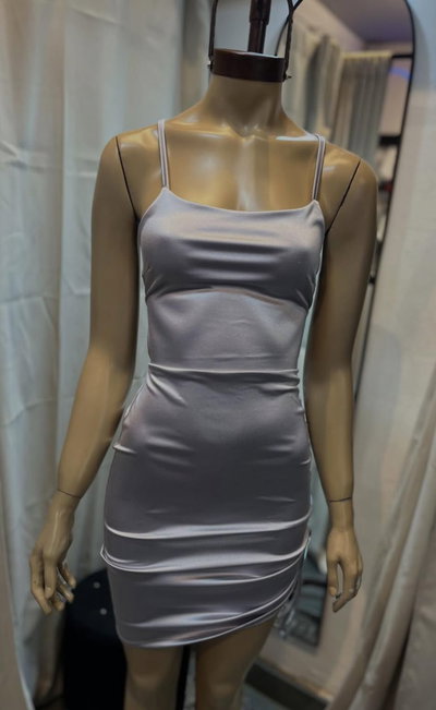 VESTIDO SATEN CORTO COD 0018