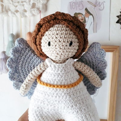 ANGEL DE LA GUARDA (Amigurumi)