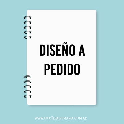 Cuaderno con Ilustración a Pedido Medio Anillado (minimo 6 unidades)