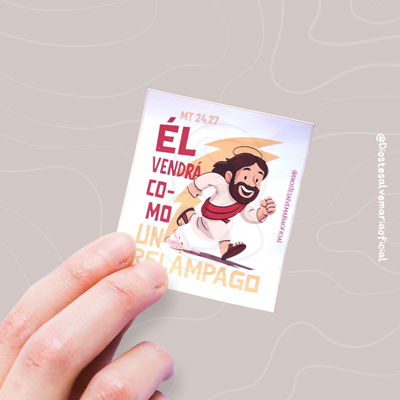 Sticker como relámpago