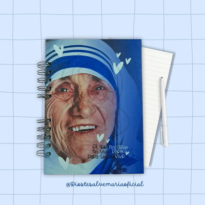 Cuaderno "El que no vive para Servir" Madre Teresa