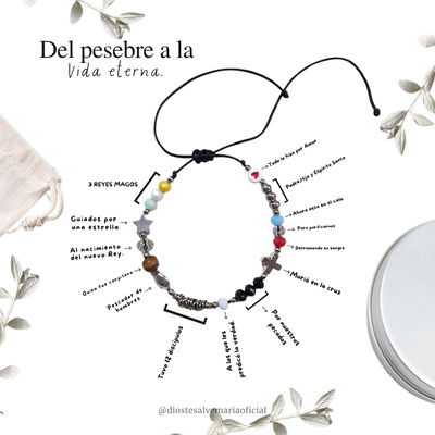 Del pesebre a la vida eterna (Pulsera Vida de Jesús)