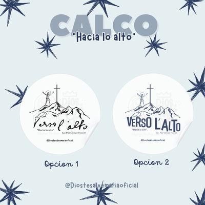 Calco "Hacia lo alto".