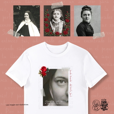 Remera Santa Teresita del Niño Jesús 