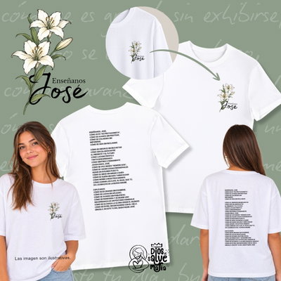 Remera "Enseñanos José" (San José)