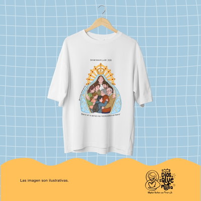 Remera Peregrinación Luján 2026 – “Madre, en tu abrazo nos reconocemos hermanos”