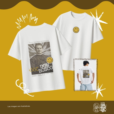 Remera "¡Alegraos! Don Bosco"