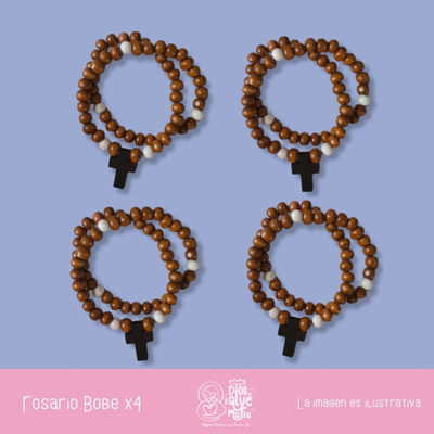 Rosario Bobe - Abrazos del Cielo (pulsera) x4 unidades