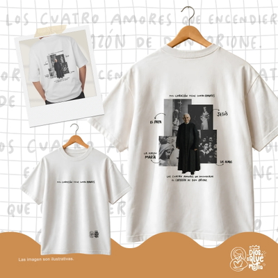 Remera "Mis 4 Amores" San Luis Orione