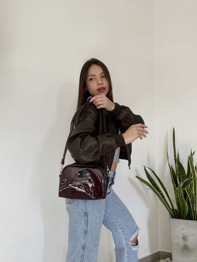 Bandolera Rya Cherry Charol