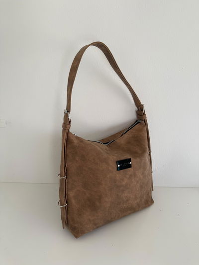 Bolso Cleo Marron Claro