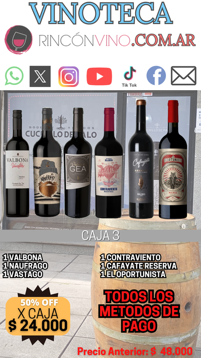 CAJA 3  a sólo $ 24.000 / Precio normal: $ 48.000