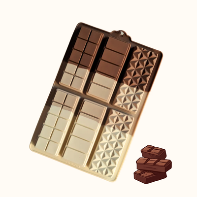 Molde silicona Tableta chocolate x12 Mod 2