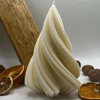 Molde de silicona Cono Espiral Arbol Navidad  Grande