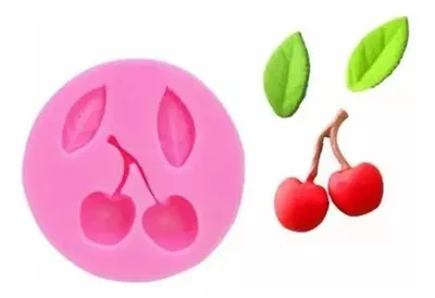 Molde silicona Cerezas Pequeño