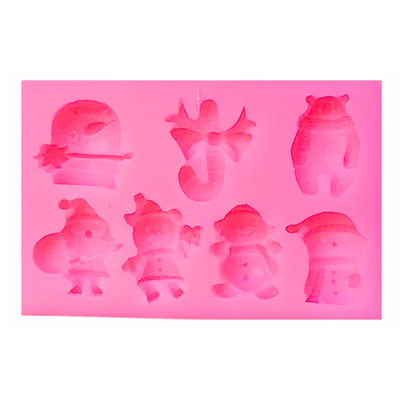 Molde silicona navidad Mod 3