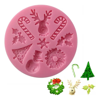 Molde silicona navidad Mod 2