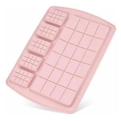 Molde Silicona Tableta De Chocolate Y Chocolatin Repostería