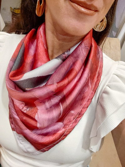 PAÑUELO ROSÉ MEDIANO