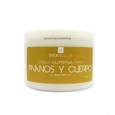 Crema Nutritiva Manos & Cuerpo con Aceite de Oliva 250g