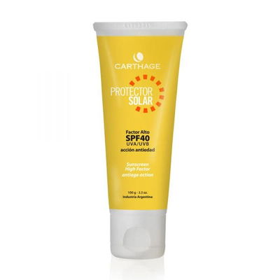 Protector solar Blanco 100g-Carthage