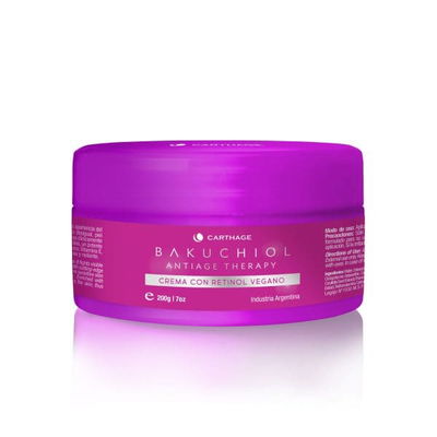 Bakuchiol Antiage Therapy Crema Facial con Retinol Vegano 200g-Carthage 