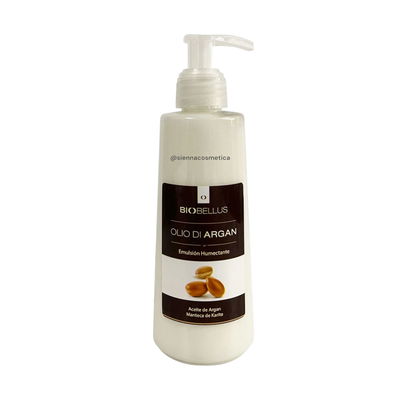Emulsión Olio di Argán y Manteca de Karité 220g-Biobellus
