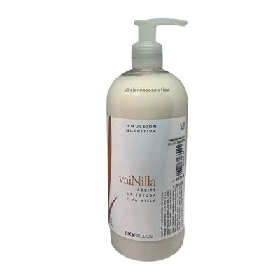 Emulsion Nutritiva con Aceite de Jojoba y Vainilla 500g-Biobellus