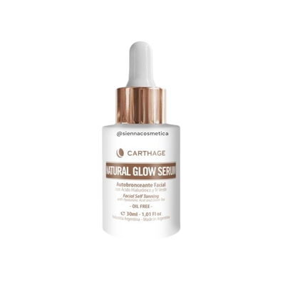 Natural Glow Serum Autobronceante Facial Oil Free 30cc-Carthage