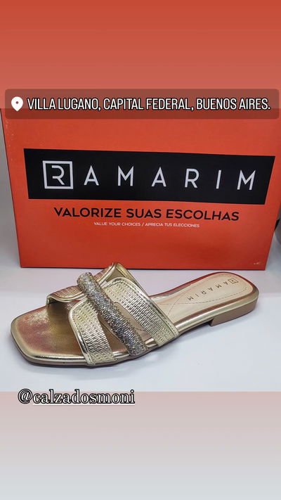 ZUECO CON STRASS RAMARIM